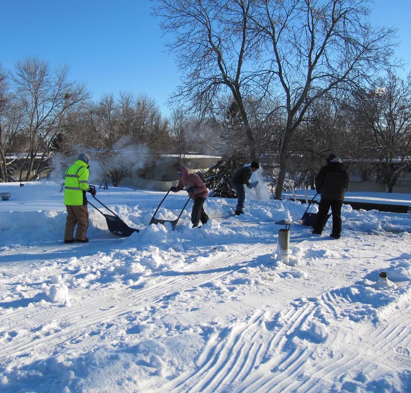 Snow Removal Flat Roof
